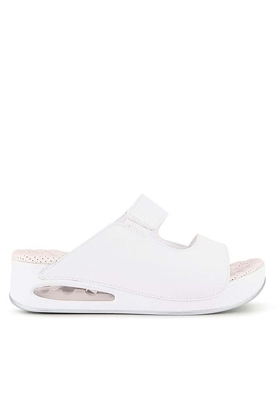 Muya Γυναικείες παντόφλες Beso Anatomical Air Max Sole Heel Spur Λευκές