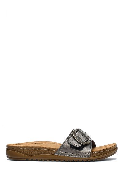 Kifidis SIB 213610   Papuci din piele anatomică pentru femei Kifidis-Natura 36-41 Crom