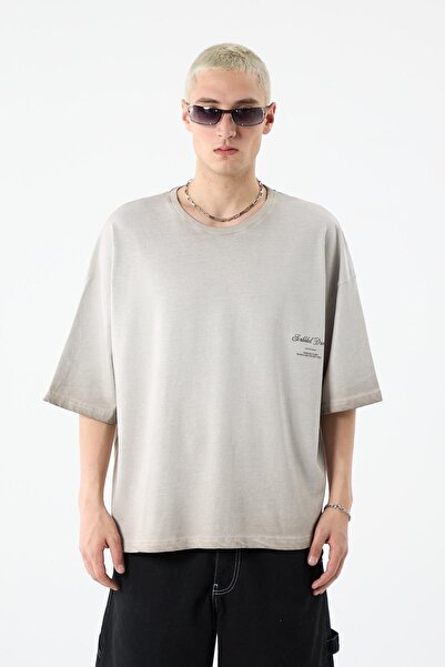 VAMOSCLO YIKAMALI CROP T-SHIRT TAŞ