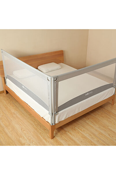 Chock chick Bariera protectie pat, siguranta tripla, inaltime ajustabila,, 90 cm, bariera pat bebe