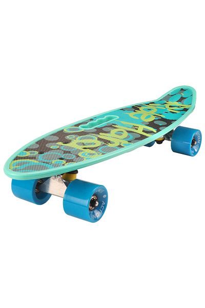 ACTION ONE Penny board Portable Ride Hard 58x16 cm, with PU wheels, ABEC-7, aluminum frame