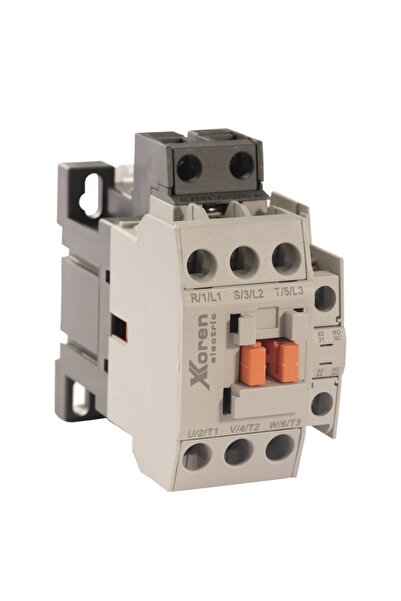 xkoren 22A 3 Kutup AC Tip 220V 11kW 1NO-1NC 22 Kasa Güç Kontaktörü