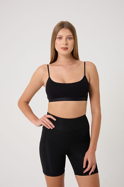 giysem Sardis Women's Colorful 5-Piece Strappy Half Tank Top