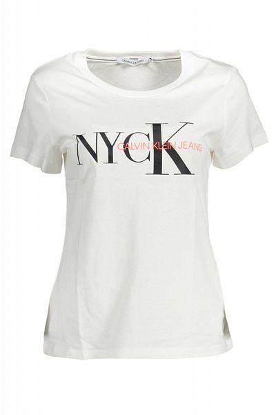 Calvin Klein Tricou Calvin Klein Nyck Classic J20J214238 Alb Regular Fit, L INTL