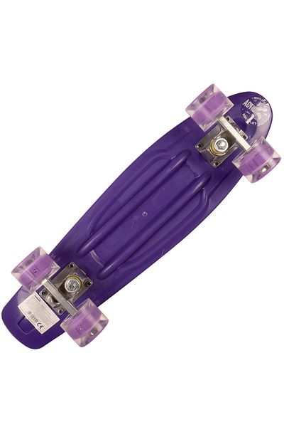 ACTION ONE Penny Board Music Rhythm 56x15 cm, cu roti luminoase PU, ABEC-7, cadru aluminiu, 90 KG