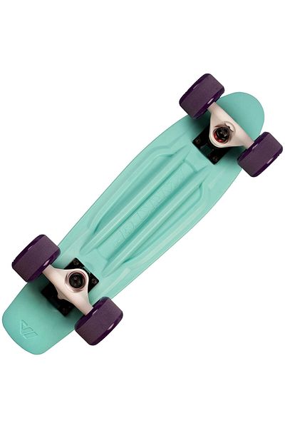 ACTION ONE Pro Series Skateboard 56x15 cm, PU wheels, ABEC-7, aluminum frame, turquoise