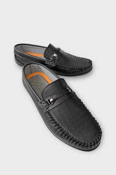Liger Ανδρικά παπούτσια Casual Loafer ΜΑΥΡΟ