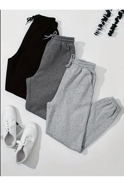 UYN SPORT Comfortable Fit Jogger 3-Piece Sweatpants