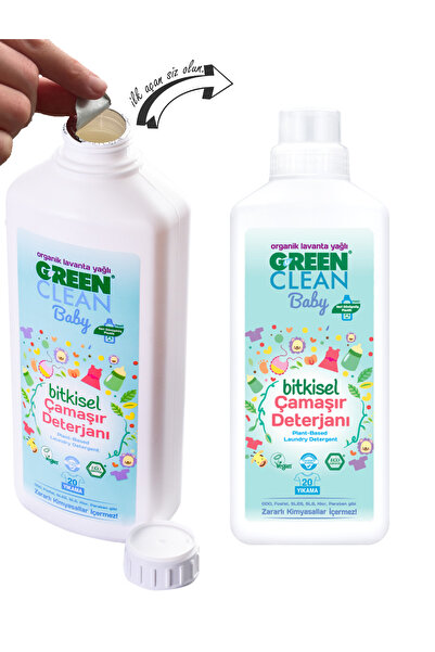 Green Clean Baby Bitkisel Çamaşır Deterjanı 1000ml