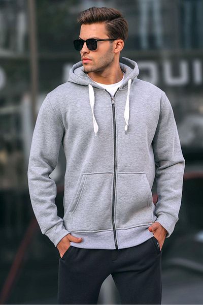 Madmext Grimelange Hooded Regular Fit Men's Sweatshirt 6140