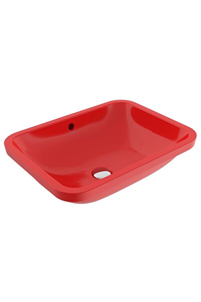 Bocchi Scala Tezgah Altı Lavabo Parlak Kırmızı 1006-019-0125
