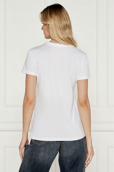 Armani Exchange Tricou Dama 6DYT37, Alb, S INTL