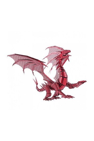 ROKR Piececool 3D Puzzle, Red Dragon, Metal, 115 pieces
