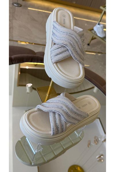 KRISTE BELL Mules - White - Flat