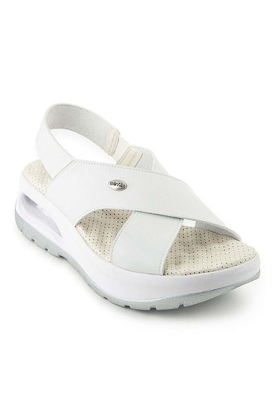 Muya Nwanwa Anatomical Air Max Sole Heel Spur Women's Sandals White