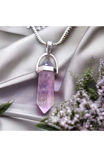 feyza collection Doğaltaş Florit Çivi Kolye