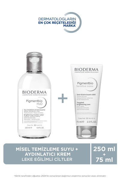 Bioderma Leke Karşıtı Misel Su 250 ml & Genital, Eklem Bölgeleri Kararma Karş...