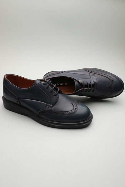 Gondol Loafer clasic pentru bărbați din piele naturală bleumarin 42 ttx.60197