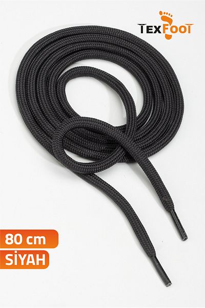 TexFoot Round Polyester Sneakers and Boot Laces 80 cm