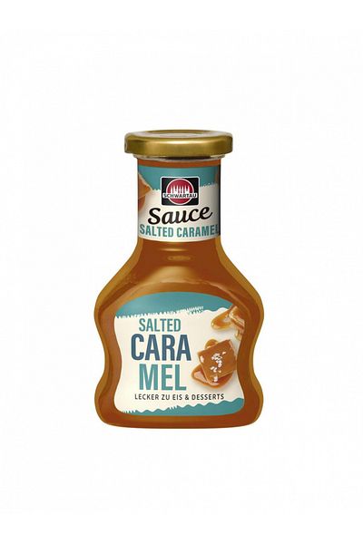 schwartau Salted caramel dessert sauce, Schwartau, 125 ml.