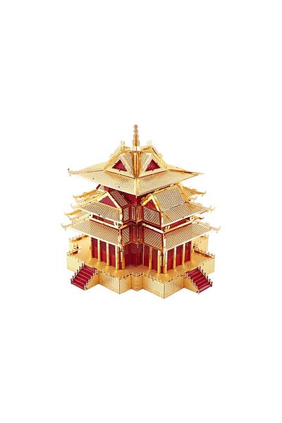 ROKR 3D Puzzle Piececool, The Old Tower of the Forbidden City, Metal, 126 pieces