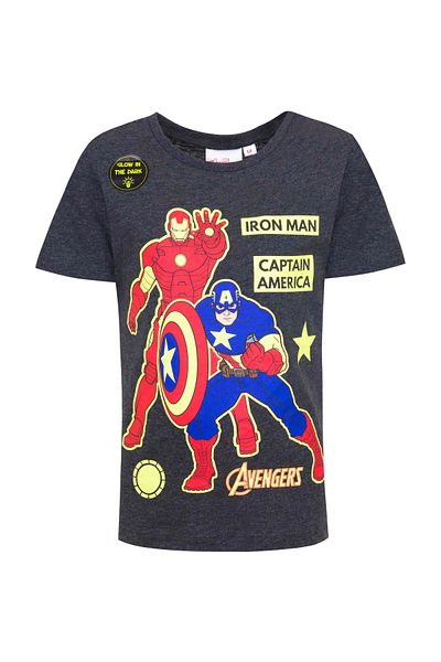 AVENGERS Tricou copii Avengers, negru, 10 ani/140 cm