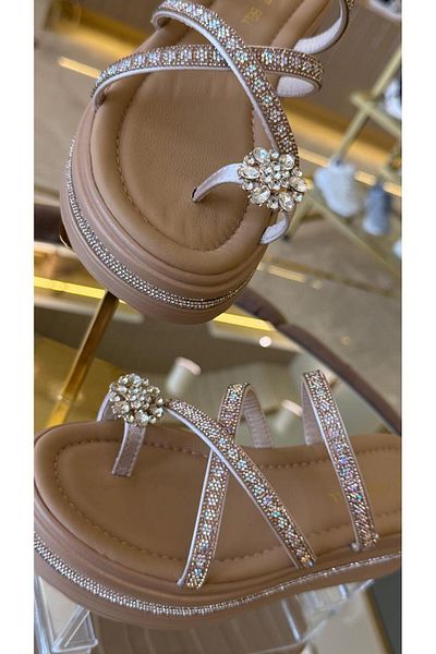 KRISTE BELL Mules - Beige - Wedge