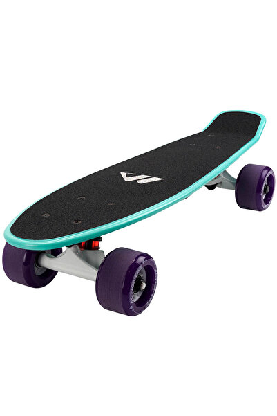 ACTION ONE Pro Series Skateboard 56x15 cm, PU wheels, ABEC-7, aluminum frame, turquoise
