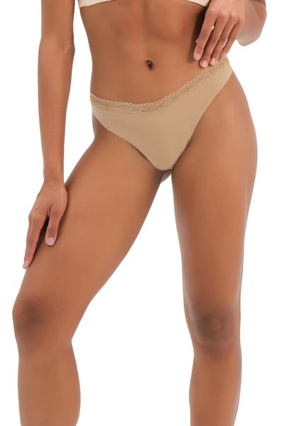 Steve Wolls Women's Colorful 5-Piece Laser Cut Lace Thong - 9507