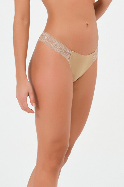 Steve Wolls Kadın Renkli 5’li Lazer Kesim Yan Dantelli Tanga - 9514