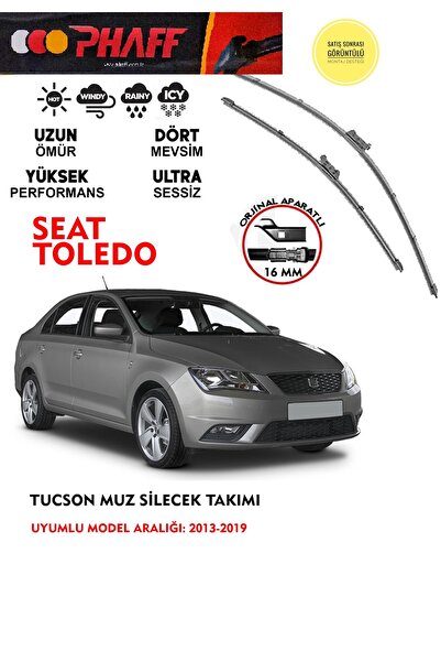 DuoLight Seat Toledo Cam Silecek Seti 2014 model Araca Özel Aparat