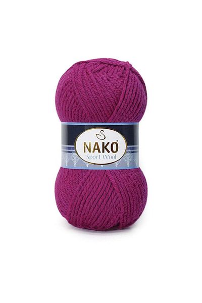 NAKO 5 Pieces Sport Wool 6964 Hand Knitting Threads with Earrings Vest Cardigan Thread Scarf Sweater Thread