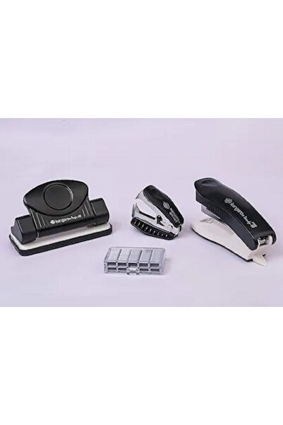 Kangaro Gift Set Ss-T35 24/6 Stapler Staple Punch Wire Remover 4-Piece Special Boxed Office Set