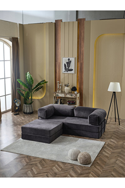 Huga Metal Legom 180x200 Köşe Takımı Yatak Fitilli Kadife Yıkanır Silinir 50 ...