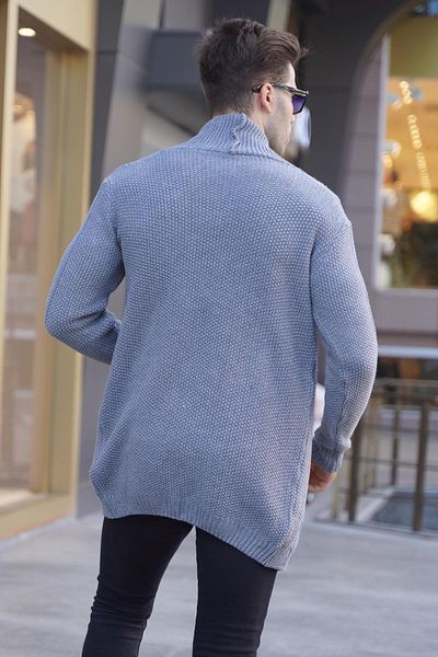 Madmext Smoked Basic Knitted Cardigan 5996