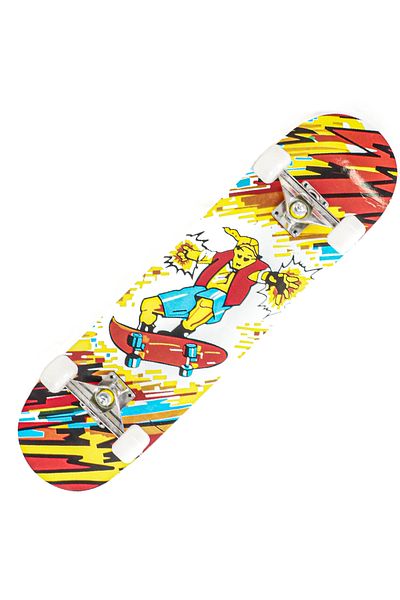 ACTION ONE Phantom Skateboard 79x20 cm, with PU wheels, ABEC-7, aluminum frame