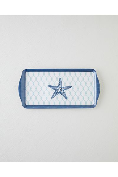 English Home Aquatine Melamine Tray 37X18 cm Blue - Green