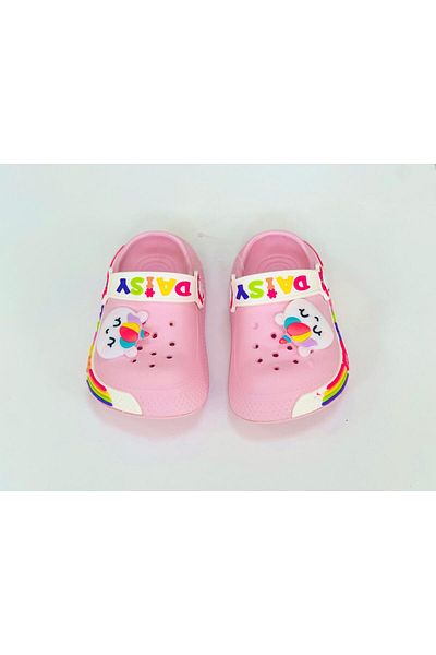 HEREVEMAGAZA Non-Slip Sole Children's Slippers White