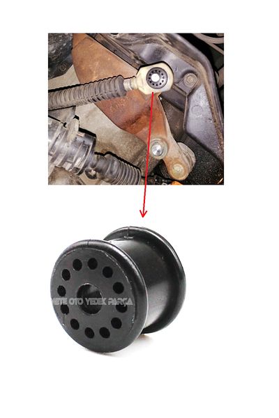 fkoto Ford Focus Fiesta Fusion Shift Wire End Connection Bushing Round