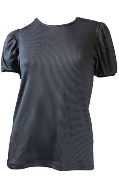 Rossoporpora Tricou cu maneci scurte pentru dama ,rossoporpora,Negru,Marime M