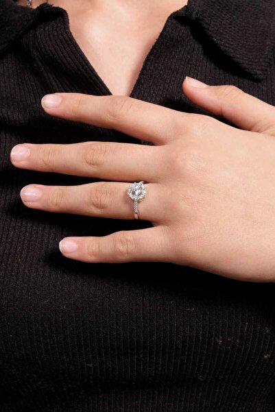 Midyat Gümüş Dünyası 925 Ayar Baget Model Zirkon Taşlı Gümüş Yüzük