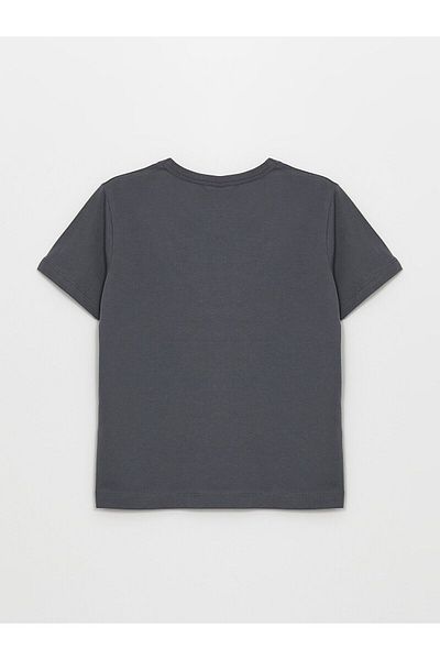 LC Waikiki Tricou pentru băieți, cu mânecă scurtă, cu decolteu