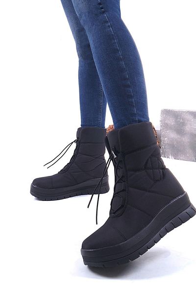 Polaris 92. 314745 .Sz Women's Black Nubuck Casual Boots
