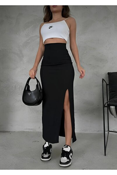 İYMES COLLECTİON Fustă creion cu fantă