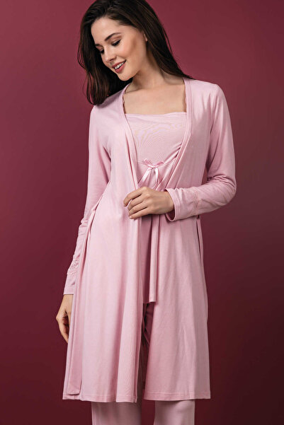 Yeniİnci Ženska pidžama Viskoza set od 3 dela