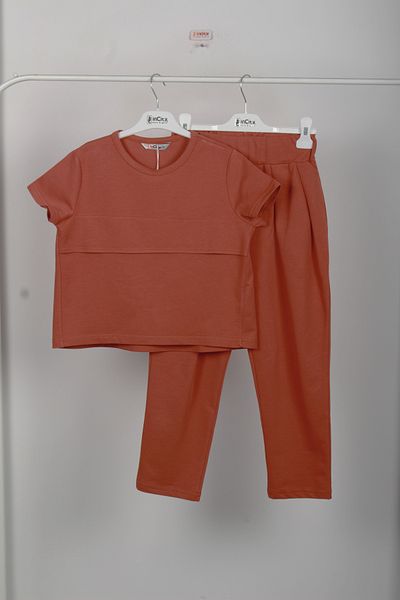 incity Girl's 2 Piece Plain Stylish Suit