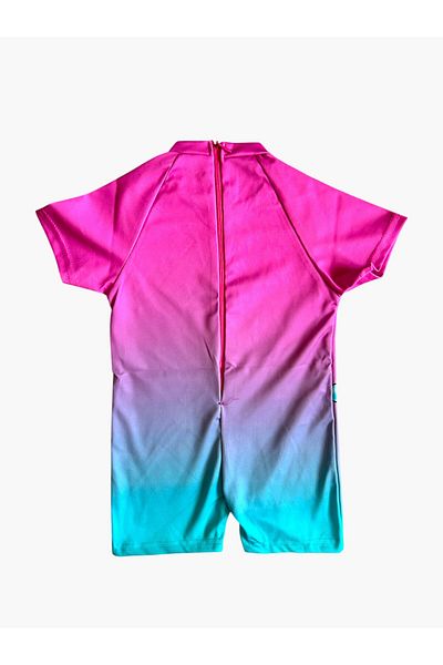 patriko tekstil Girls Beachwear Popular Mermaid Bonnet Jumpsuit Swimsuit