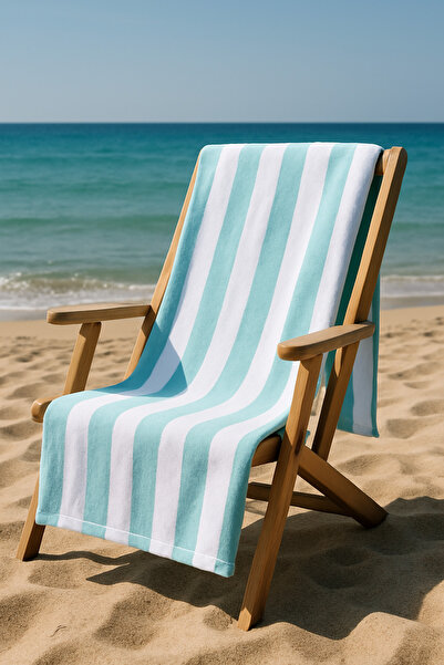 Özdilek Strisca %100 Pamuk Plaj Havlusu