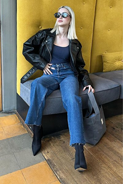 Madmext Mavi Relaxed Fit Kadın Jeans MG1934