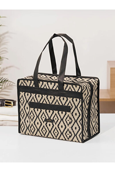 Smyak 2'li Makyaj Çantası Seyahat Çantası Seti